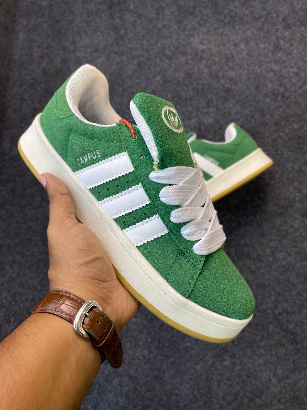 Adidas Originals Campus 00s "Dark Green Cloud White"